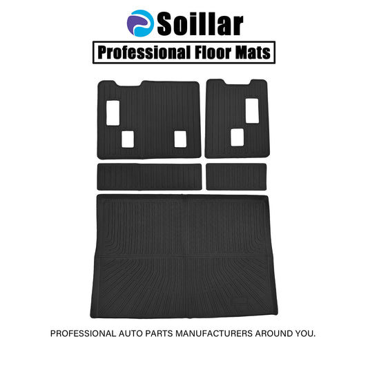 Backrest Mats+Trunk Cargo Liners For 2015-2020 Chevy Suburban/GMC Yukon XL TPE