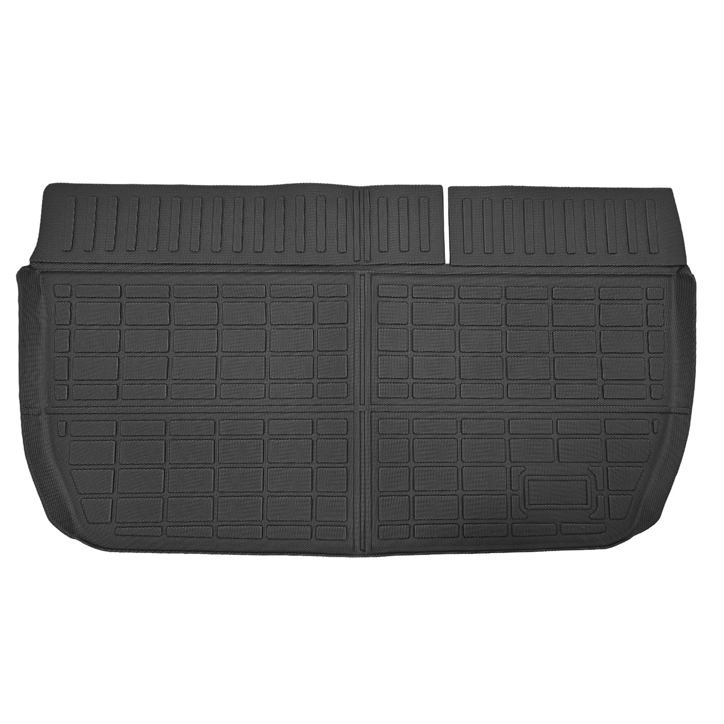 2nd Backrest Mats+Trunk Cargo Liners For 2009-2017 Chevy Traverse 7 Seats TPE