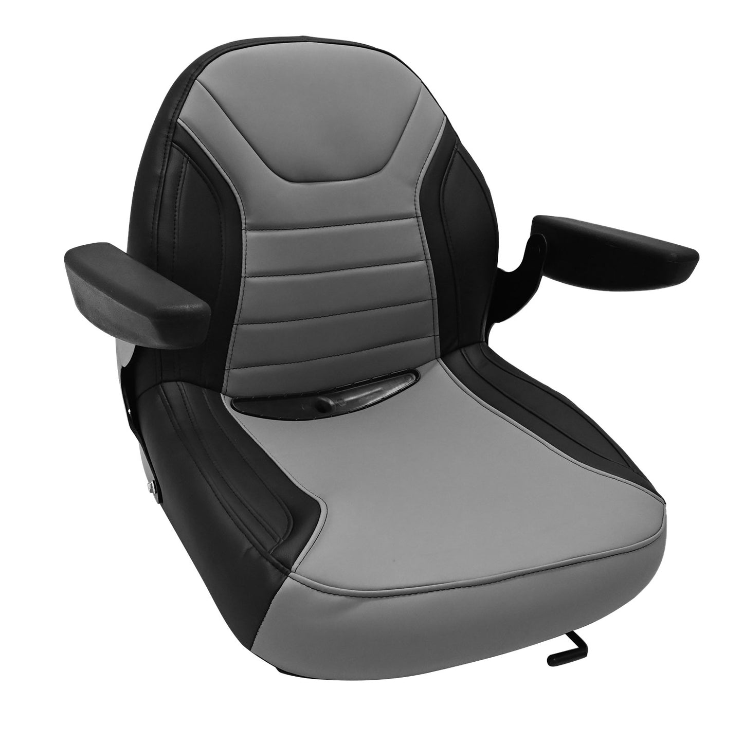 Universal Seat W/ Adjustable Armrest For Farm Machinery Tractor Forklift Mower