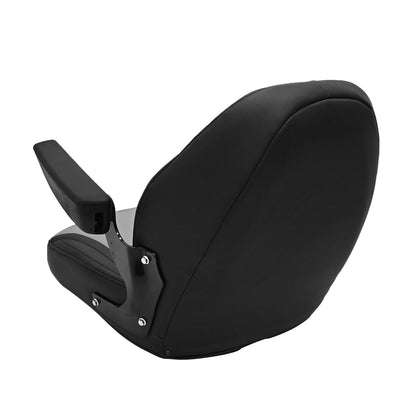 Universal Seat W/ Adjustable Armrest For Farm Machinery Tractor Forklift Mower
