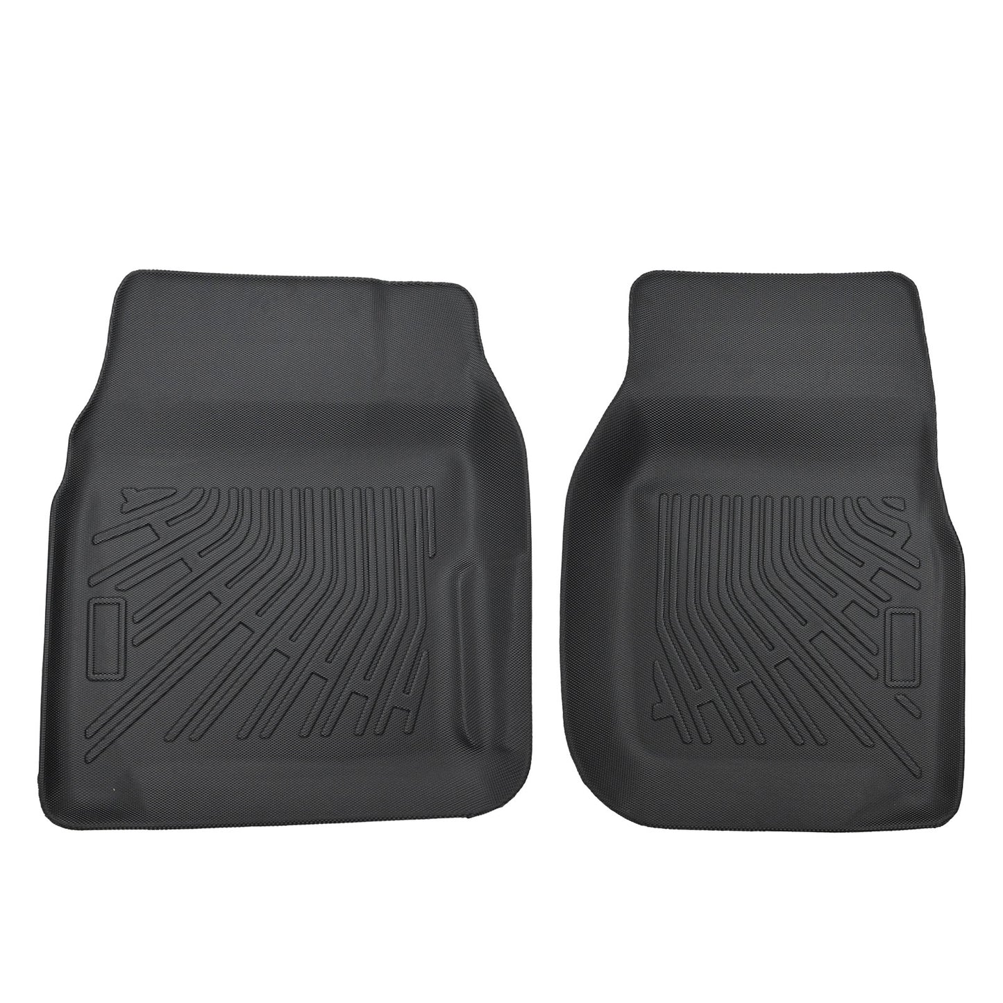 3D Front Row Floor Mats Liners TPE Fits 1980-1996 Ford Bronco 4Door Replacement
