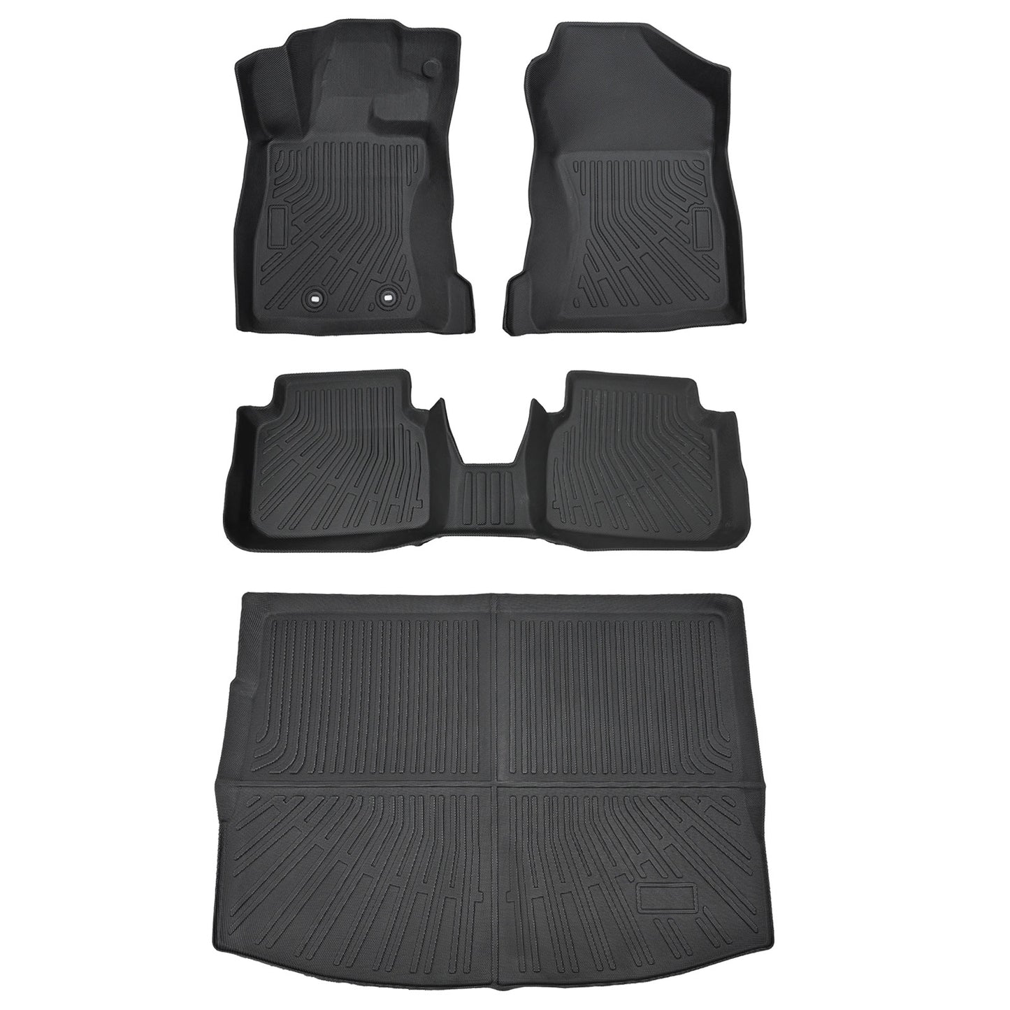 For 2024-2026 Subaru Crosstrek/Subaru Impreza Floor Mats Trunk Cargo Liners TPE