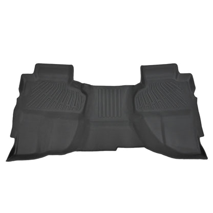 Floor Mats Liner For 2014-2018 Silverado/Sierra 1500 Double Cab TPE Waterproof