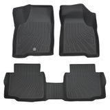 Floor Mats Liner For 2006-2013 Chevrolet Impala Front-Rear All Weather TPE Black