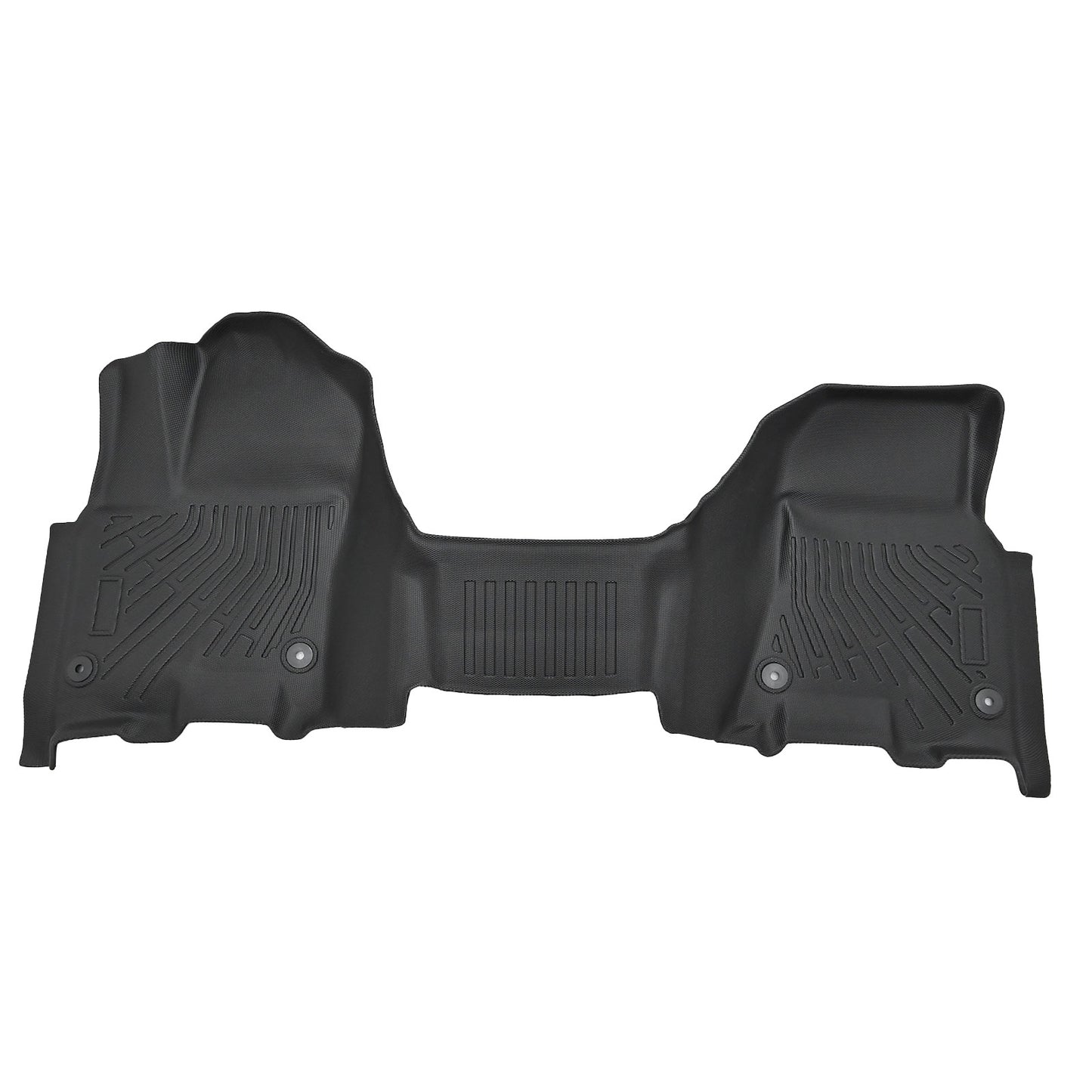 3D Floor Mats Liners TPE For 2025 2026 Dodge Ram 1500 Crew Cab Bench Seat Black