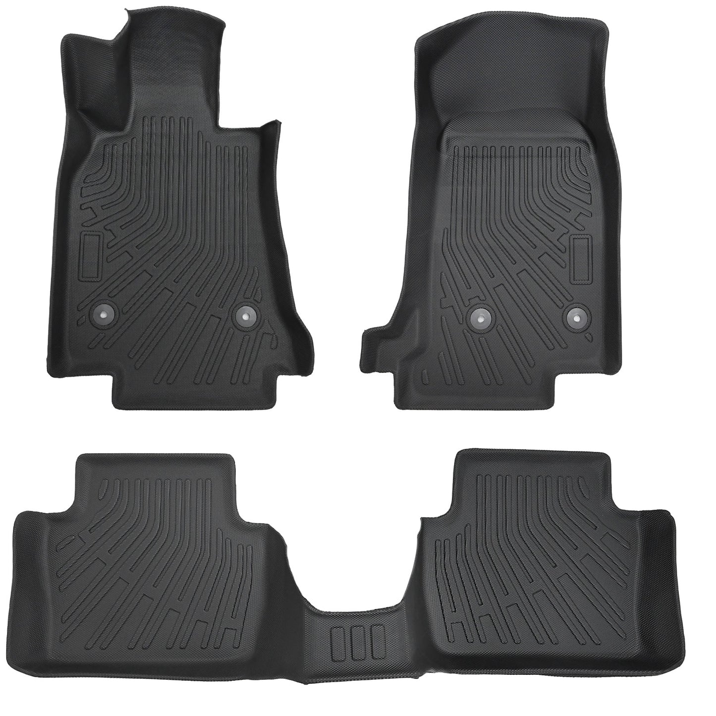 3D Floor Mats Liner Set Cover Fits 2020-2025 Cadillac CT4 All Weather TPE 4Pcs
