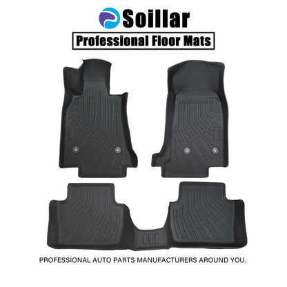 3D Floor Mats Liner Set Cover Fits 2020-2025 Cadillac CT4 All Weather TPE 4Pcs