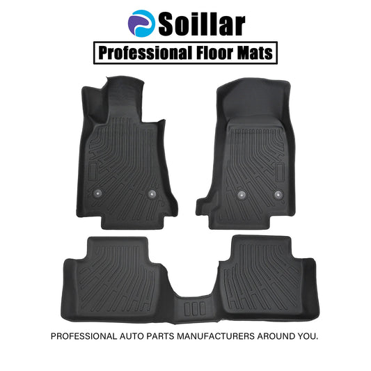 3D Floor Mats Liner Set Cover Fits 2020-2025 Cadillac CT4 All Weather TPE 4Pcs