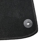 Floor Mats Carpet Velour For 2021-2025 Jeep Grand Cherokee Anti-Slip Black 4Pcs
