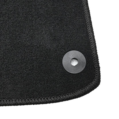 Floor Mats Carpet Velour For 2021-2025 Jeep Grand Cherokee Anti-Slip Black 4Pcs
