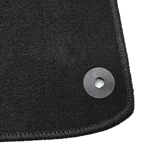 Floor Mats Carpet Velour For 2021-2025 Jeep Grand Cherokee Anti-Slip Black 4Pcs
