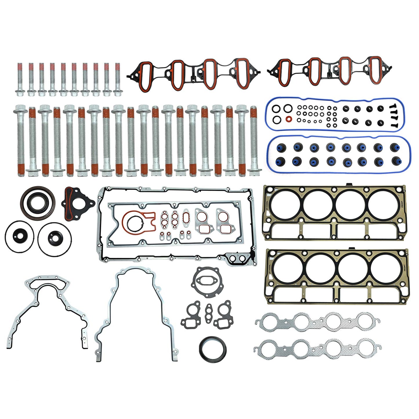 New Full Cylinder Head Gasket Set Bolts For 07-13 Chevy GMC Sierr Buick 5.3L