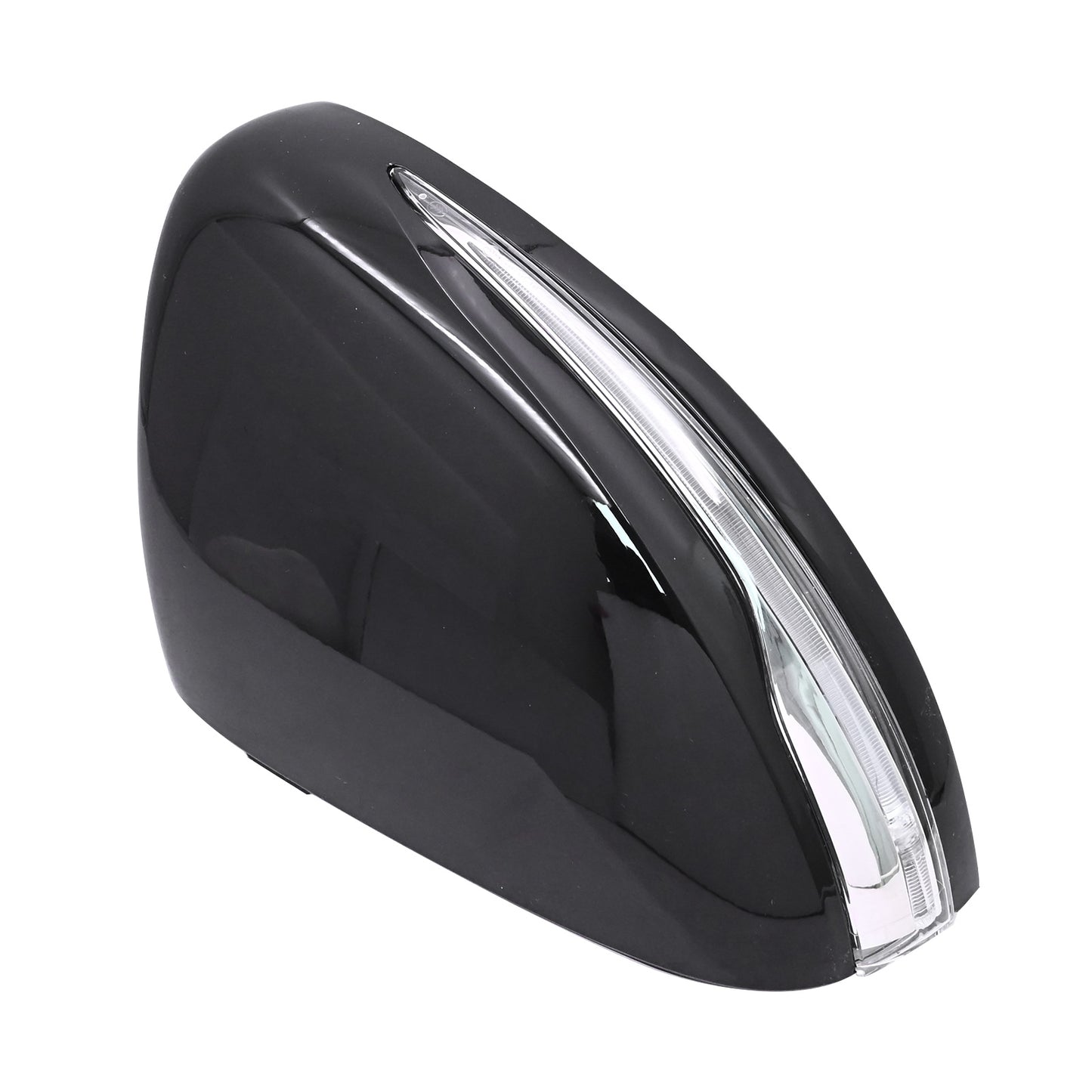 Passenger Side Mirror Cap Cover W/LED BLACK For 2020-2024 Mercedes GLE GLS G