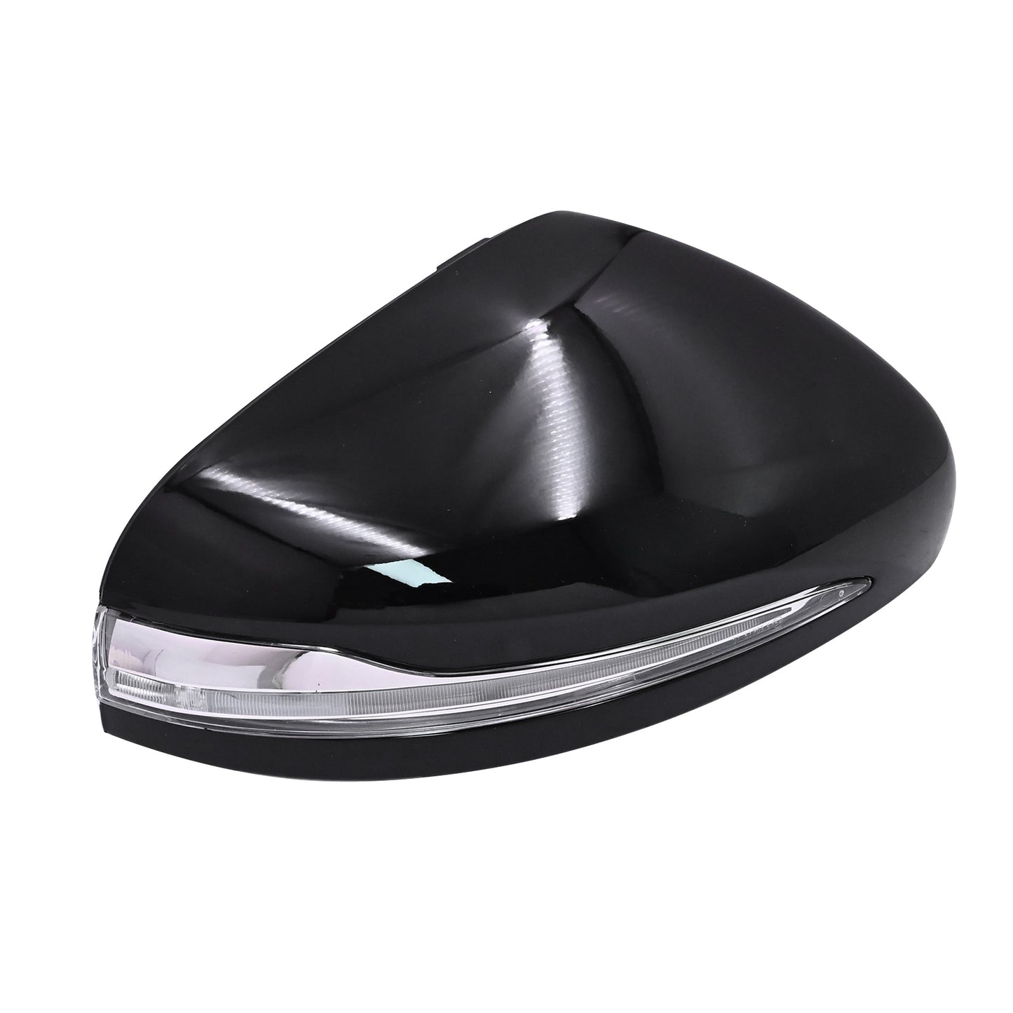 Passenger Side Mirror Cap Cover W/LED BLACK For 2020-2024 Mercedes GLE GLS G
