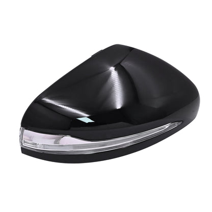 Passenger Side Mirror Cap Cover W/LED BLACK For 2020-2024 Mercedes GLE GLS G