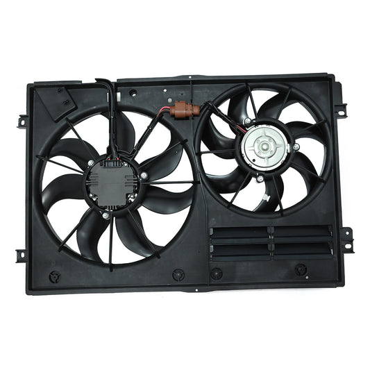 Engine Cooling Fan Assembly For VW Golf Jetta CC Eos Passat 1K0121205AJ