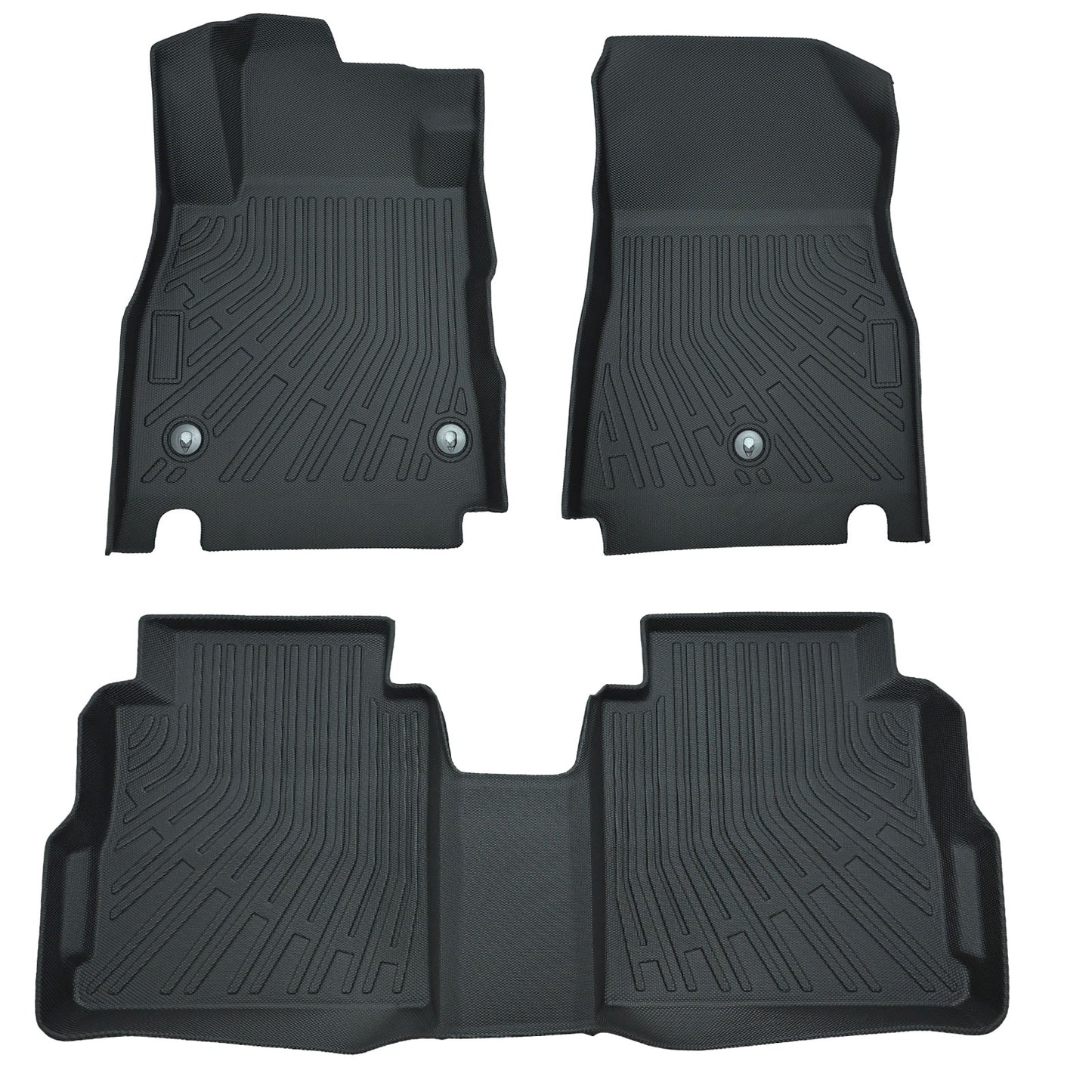 Floor Mats Liners TPE For 2018-2024 Nissan Kicks 3D Model All-Weather Black NEW