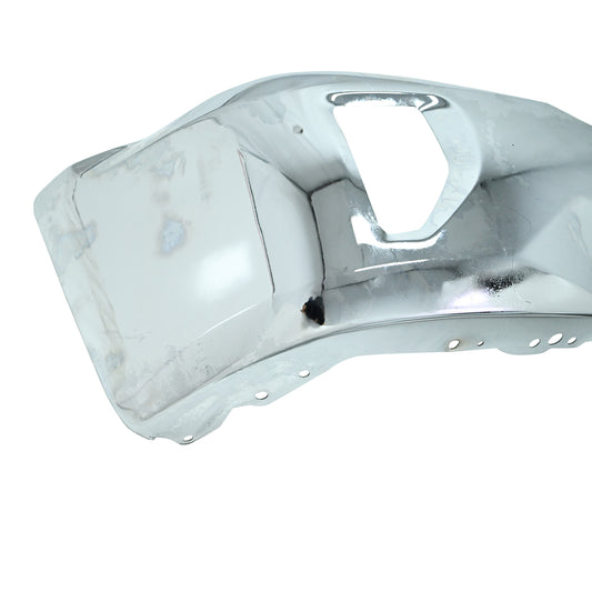 Front Bumper Face Bar w/Fog Light Hole Chrome For 2016-2019 Chevy Silverado 1500