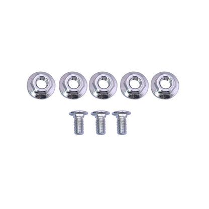 Front Bumper Face Bar w/Fog Light Hole Chrome For 2016-2019 Chevy Silverado 1500