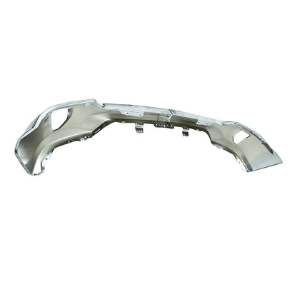 Front Bumper Face Bar w/Fog Light Hole Chrome For 2016-2019 Chevy Silverado 1500