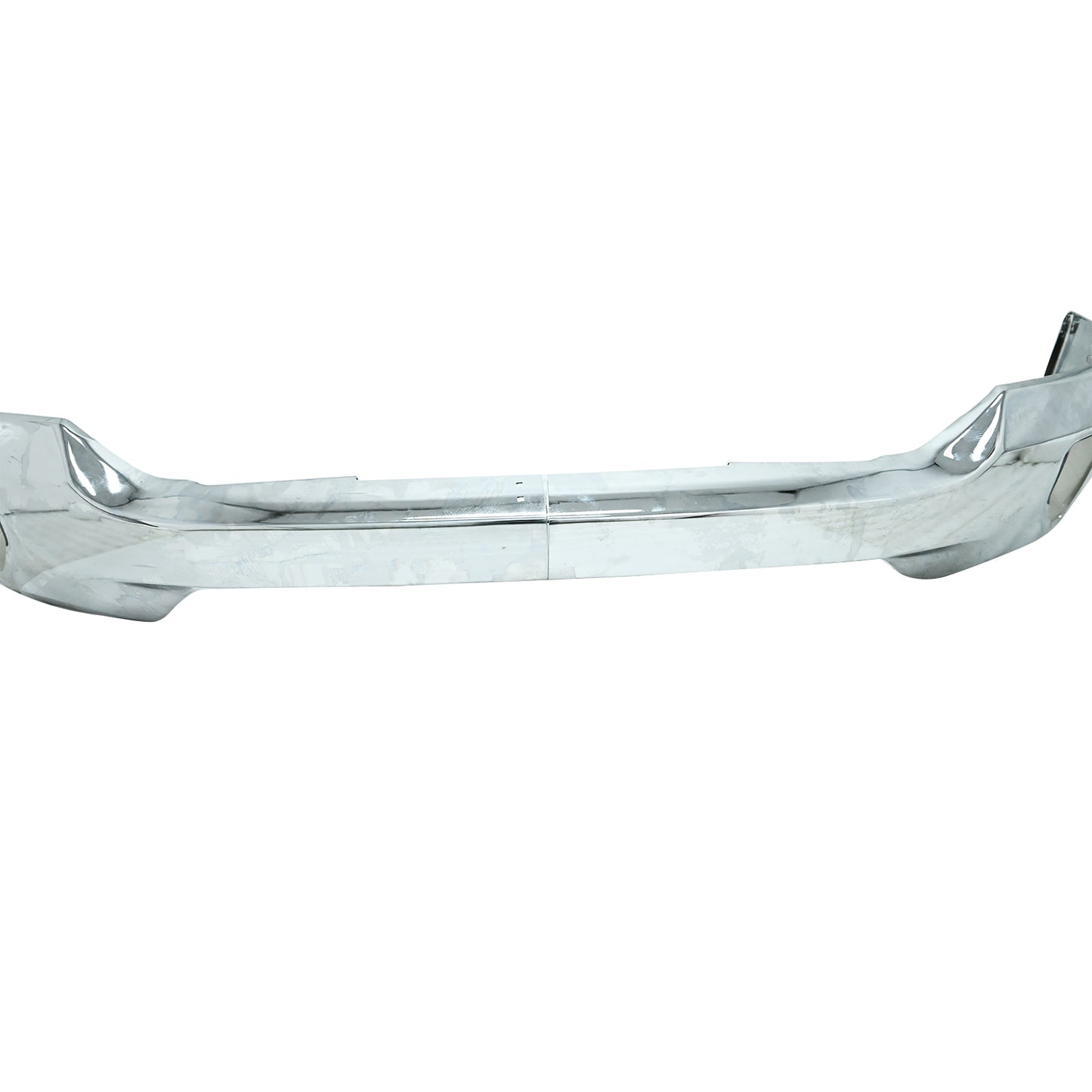 Front Bumper Face Bar w/Fog Light Hole Chrome For 2016-2019 Chevy Silverado 1500