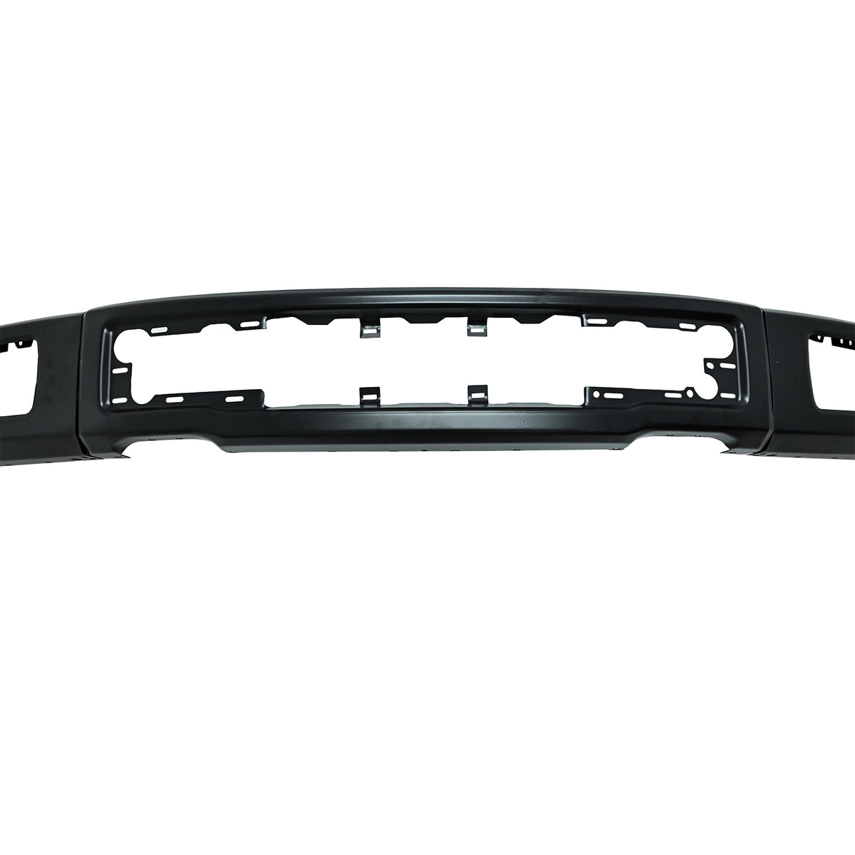 For Ford F150 F-150 2015-2017 Black Steel Front Bumper Face Bar w/Fog Light Hole