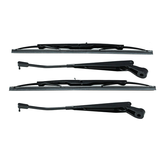 Front Wiper arm & Blade Kit Fits Jeep YJ Wrangler 56030012 83505425 1985-1995