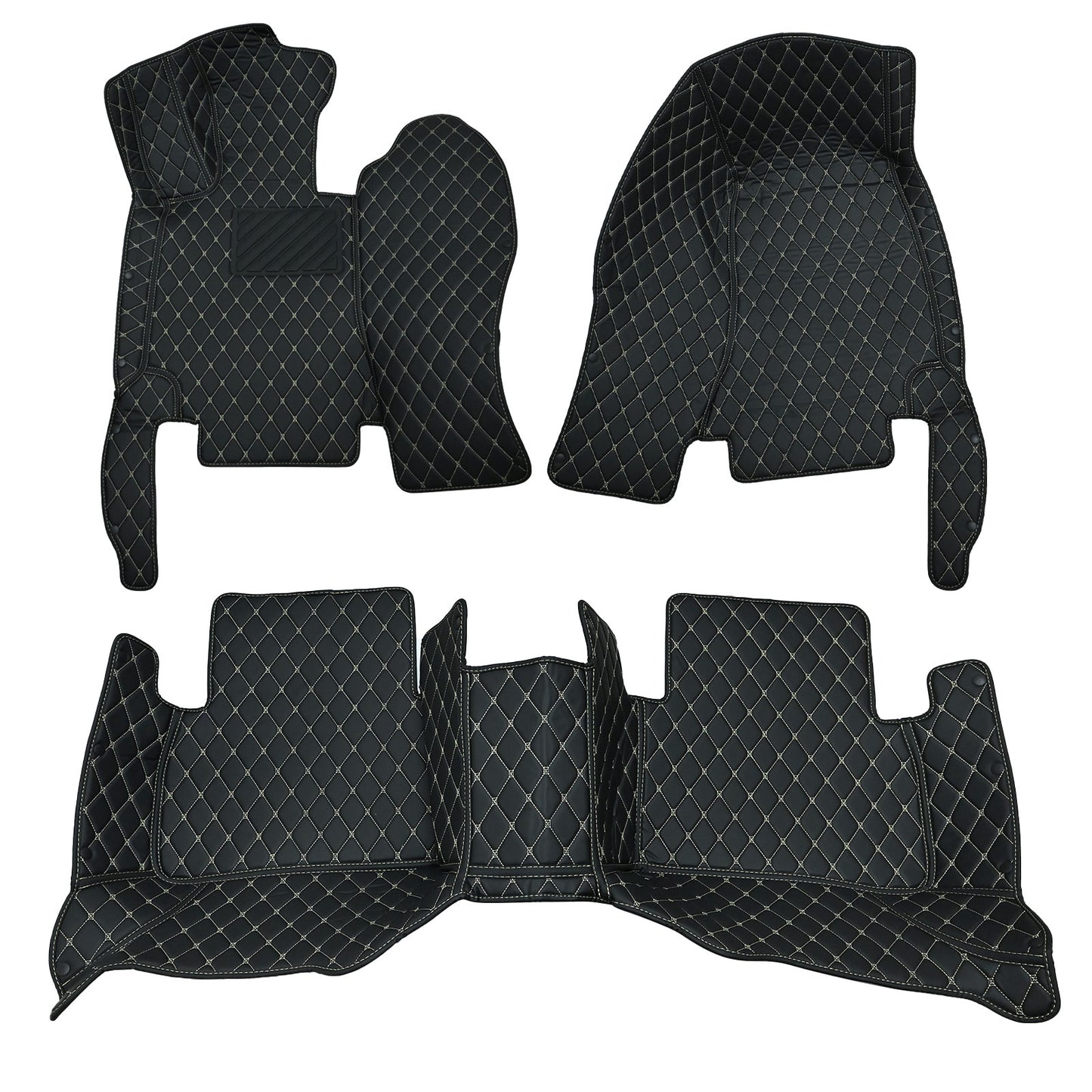 For 2017-2023 Benz W213 E-Class Microfiber Leather Floor Mats Liners Front&Rear