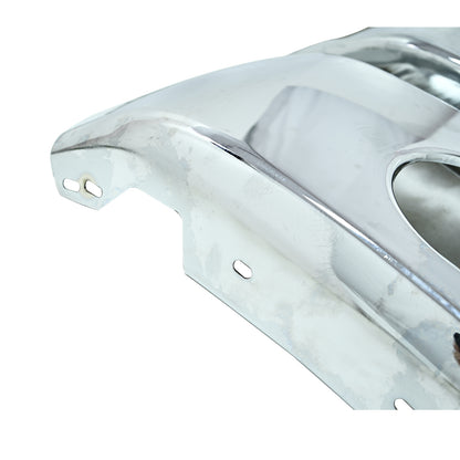New Chrome Front Bumper Face Bar W/Fog Light Hole Fits For Ford F150 2009-2014