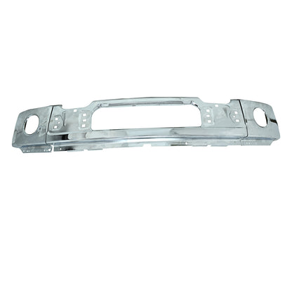 New Chrome Front Bumper Face Bar W/Fog Light Hole Fits For Ford F150 2009-2014