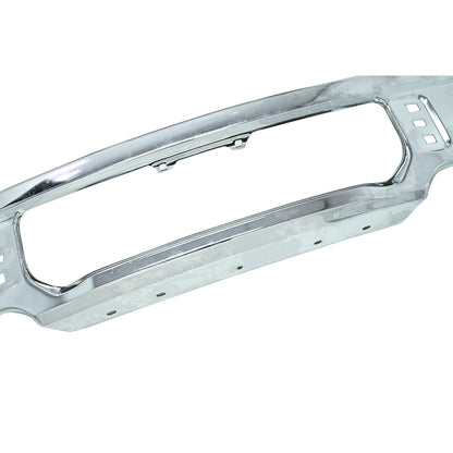 New Chrome Front Bumper Face Bar W/Fog Light Hole Fits For Ford F150 2009-2014