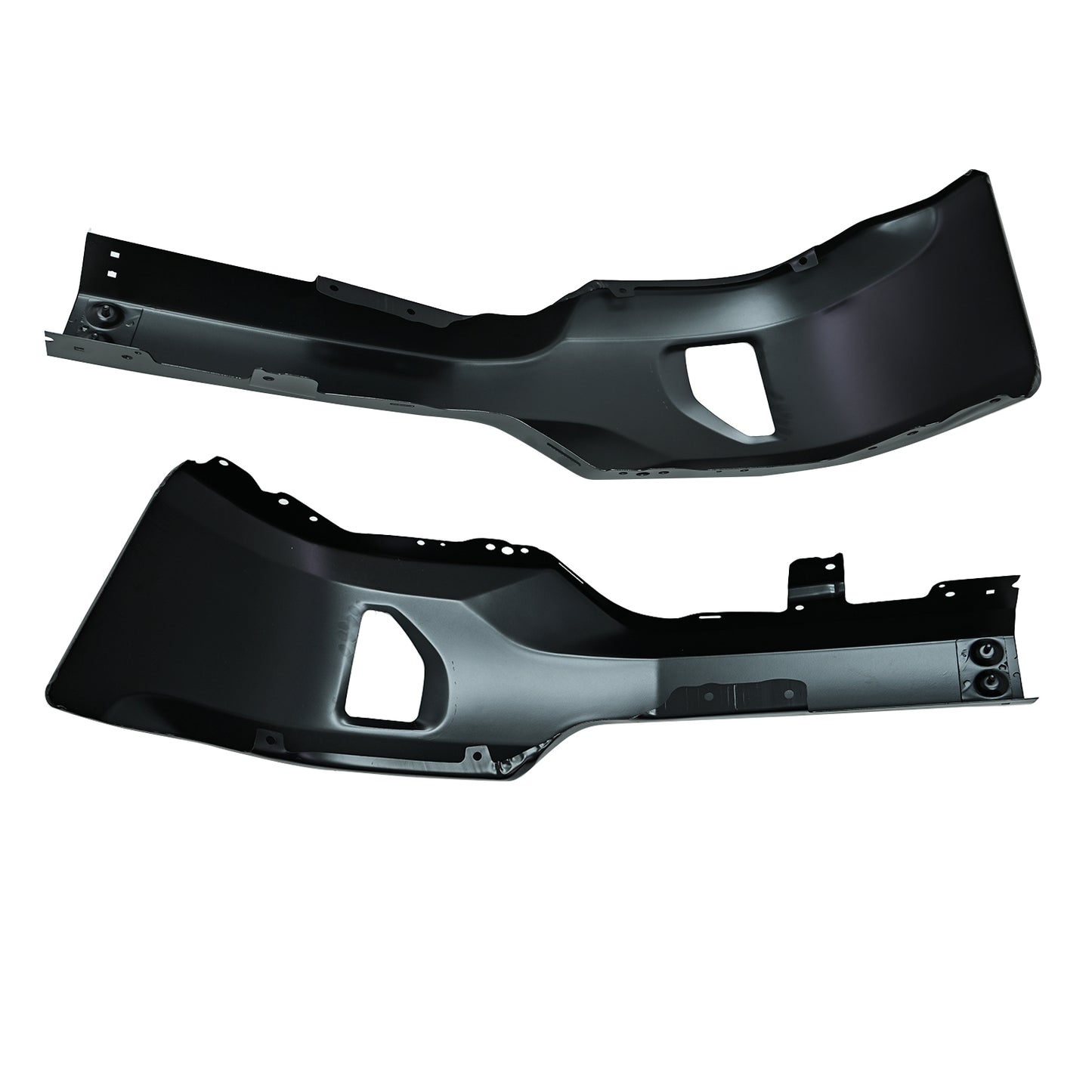 Front Bumper For 2016 2017 2018 Chevy Silverado 1500 With Fog Light Holes Black