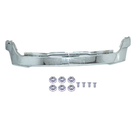 Chrome Steel Front Bumper Face Bar Fits For 2019 2020 2021 Chevy Silverado 1500