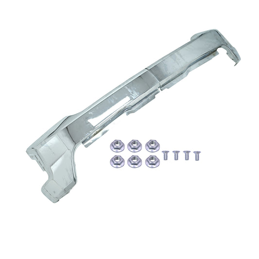 Chrome Steel Front Bumper Face Bar Fits For 2019 2020 2021 Chevy Silverado 1500