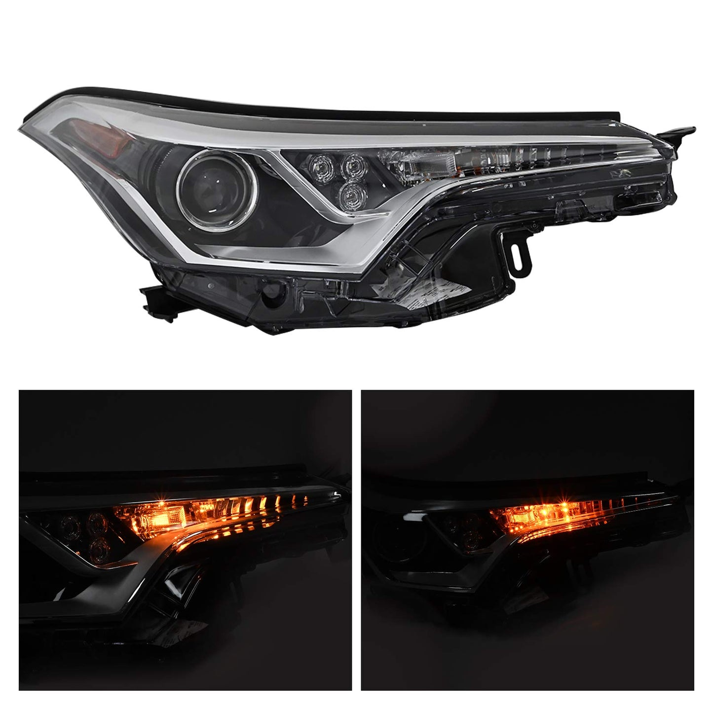 Headlamp Headlight Right Passenger Side w/LED DRL For Toyota CHR C-HR 2018 2019