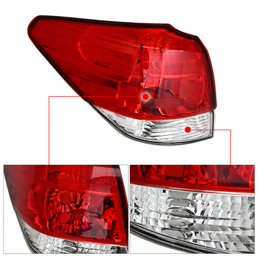 Tail Light Lamp For 2010-2014 Subaru Outback Driver Outer Quarter Panel Mounted