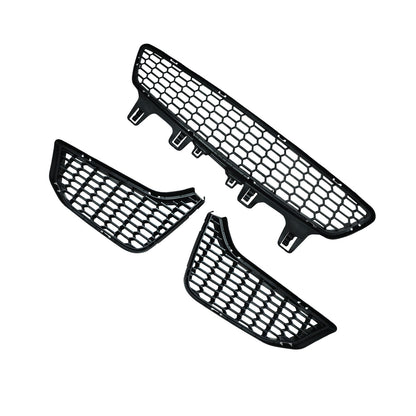 Set Fog Light Bezel Grill Front Bumper Center Mesh For BMW M3 F80 M4 F82 F83