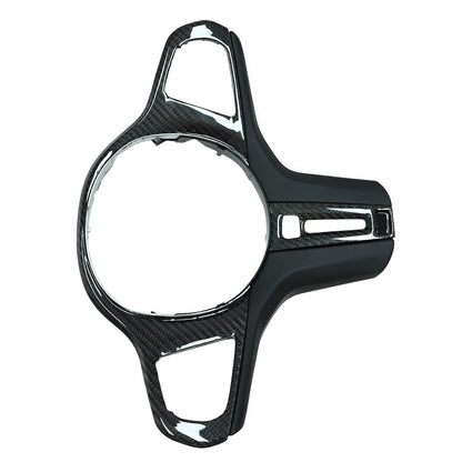 1X Carbon Steering Wheel Trim For BMW 5 Series G30 G31 F90 530i 530d 540i M550i