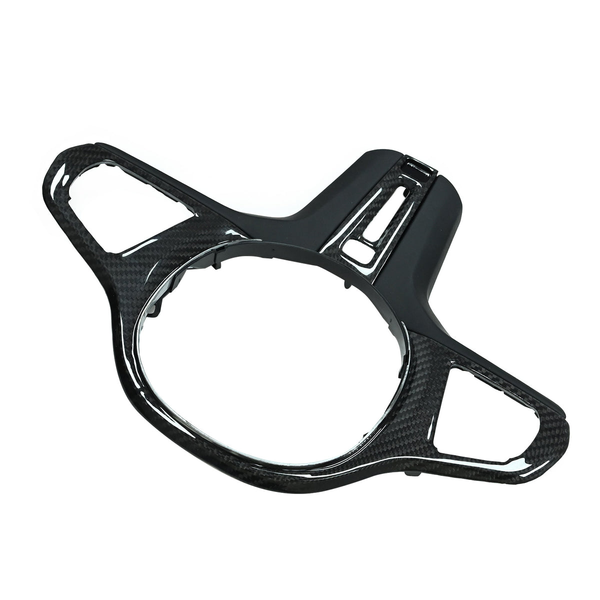 1X Carbon Steering Wheel Trim For BMW 5 Series G30 G31 F90 530i 530d 540i M550i