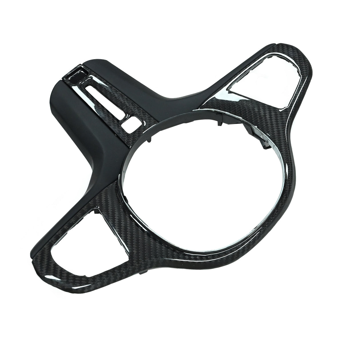 1X Carbon Steering Wheel Trim For BMW 5 Series G30 G31 F90 530i 530d 540i M550i
