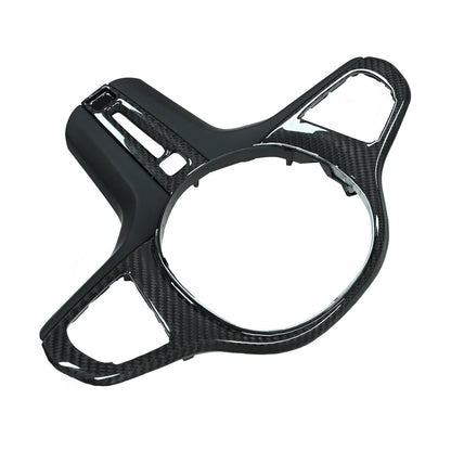1X Carbon Steering Wheel Trim For BMW 5 Series G30 G31 F90 530i 530d 540i M550i