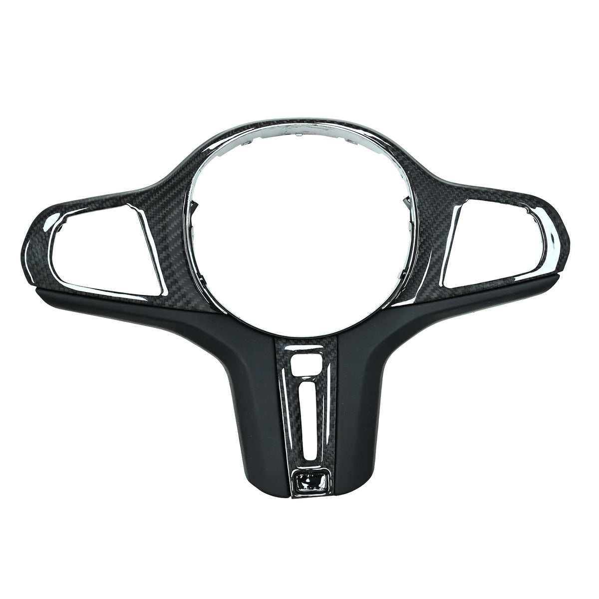 1X Carbon Steering Wheel Trim For BMW 5 Series G30 G31 F90 530i 530d 540i M550i