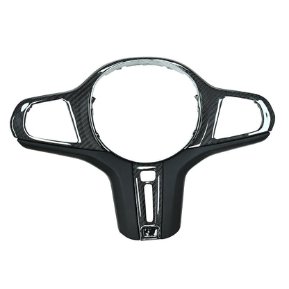 1X Carbon Steering Wheel Trim For BMW 5 Series G30 G31 F90 530i 530d 540i M550i