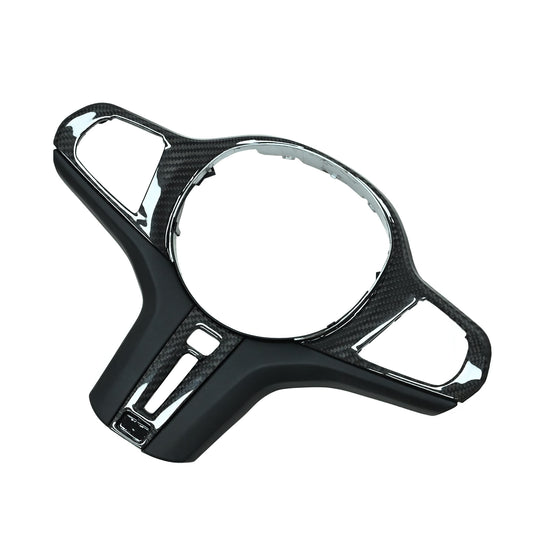 1X Carbon Steering Wheel Trim For BMW 5 Series G30 G31 F90 530i 530d 540i M550i