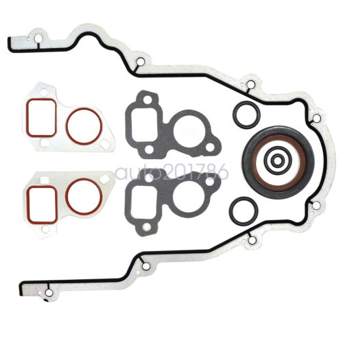 Engine Timing Cover Gasket Set For 4.8L 5.3L 5.7L 6.0L 6.2L Chevy Silverado
