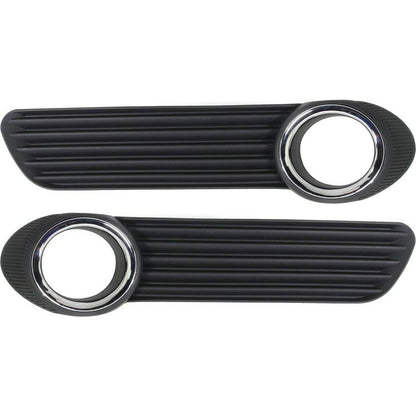2PCS Fog Light Trim Set For 2008-2010 Toyota Avalon Left and Right Black