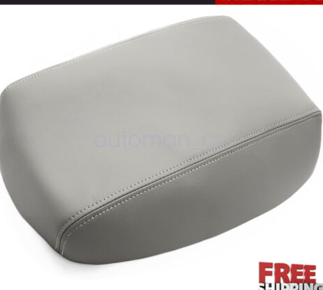 Fits 2008 2009 2010-2013 Toyota Highlander Center Console Lid Armrest Cover Gray