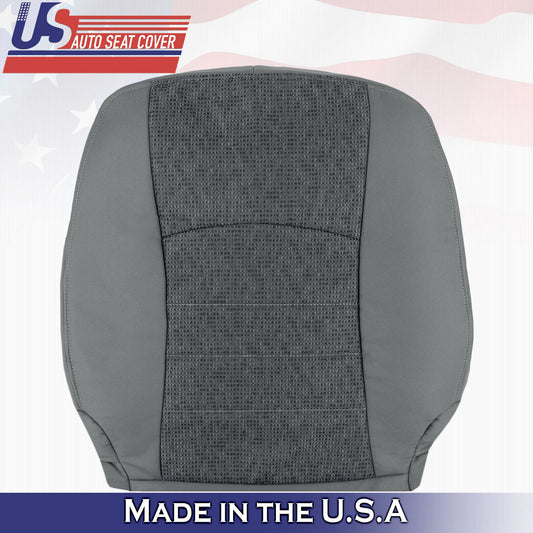 2013-2018 For Dodge Ram 1500 2500 3500 SLT Driver Top Cloth Seat Cover Gray