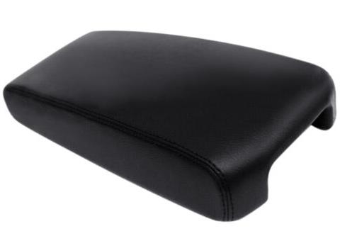 Leather Center Console Lid Armrest Cover Skin For 2009-2014 Nissan Maxima Black