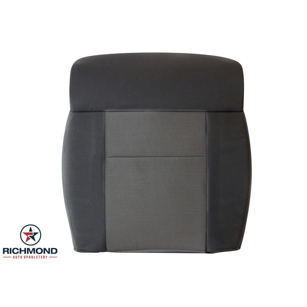 Front Left Back Cloth Seat Cover Dark Gray For 2004-2008 Ford F150 Driver Side